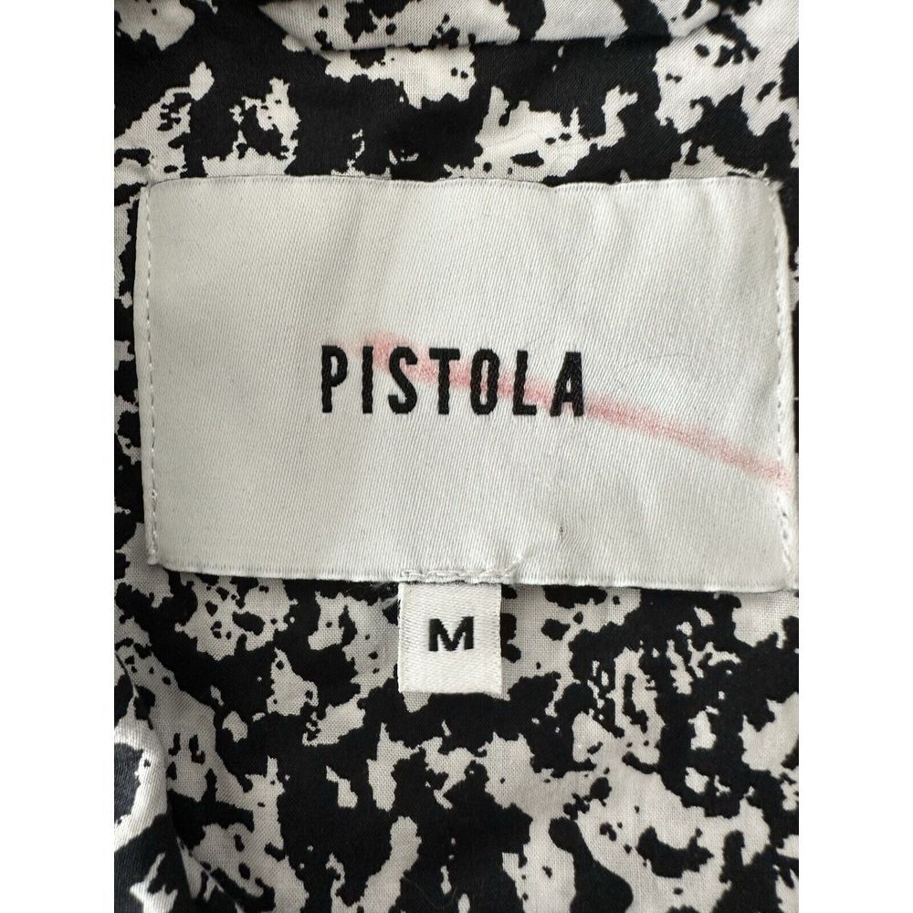 Pistola Button Up Shirt Women Medium Short Sleeve Cotton Relaxed Corpcore Office - Picture 3 of 7